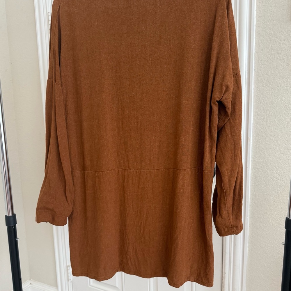 Cotton Dylan Tunic in Sienna - Picture 3 of 10
